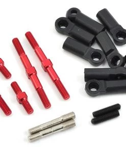 MST FXX-D S Turnbuckle Shaft Set (Red)