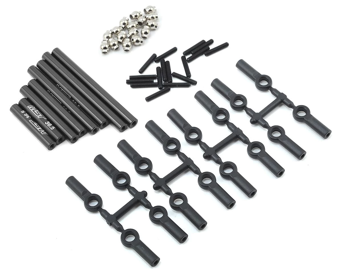 MST Aluminum Link Set (267mm) (Black) 3 MST Aluminum Link Set (267mm) (Black)