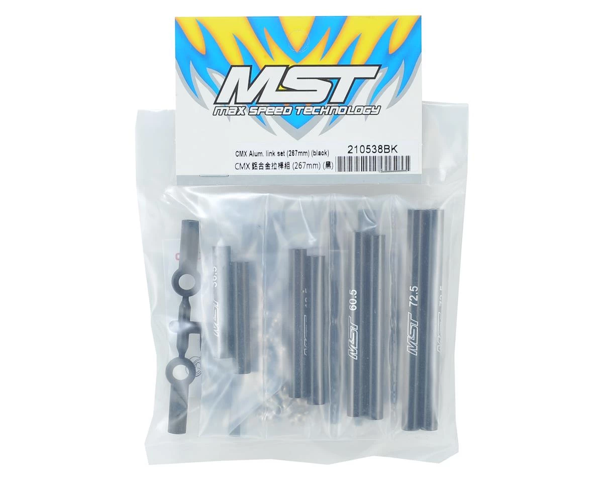 MST Aluminum Link Set (267mm) (Black) 4 MST Aluminum Link Set (267mm) (Black) - Image 2