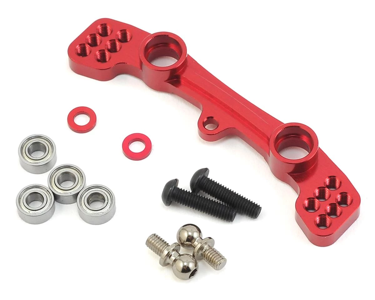 MST RMX 2.0 Aluminum Steering Joint Plate (Red) 3 MST RMX 2.0 Aluminum Steering Joint Plate (Red)