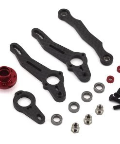 MST FXX 2.0 Carbon Steering Arm Set (Red)