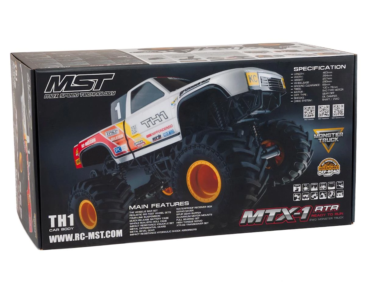 MST MTX-1 RTR 2WD Monster Truck w/TH1 Body (White) 9 MST MTX-1 RTR 2WD Monster Truck w/TH1 Body (White) - Image 7