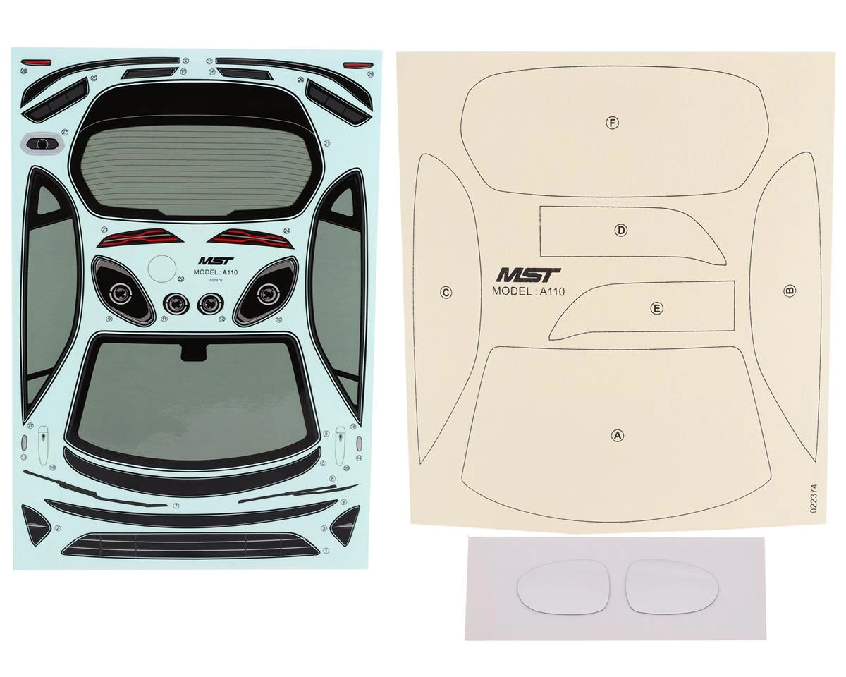 MST A110 Drift Body (Clear) 5 MST A110 Drift Body (Clear) - Image 3