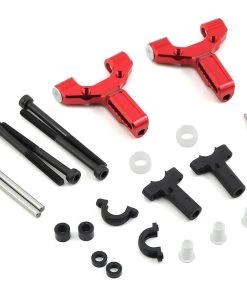 MST Aluminum Front Lower Arm Set (Red)