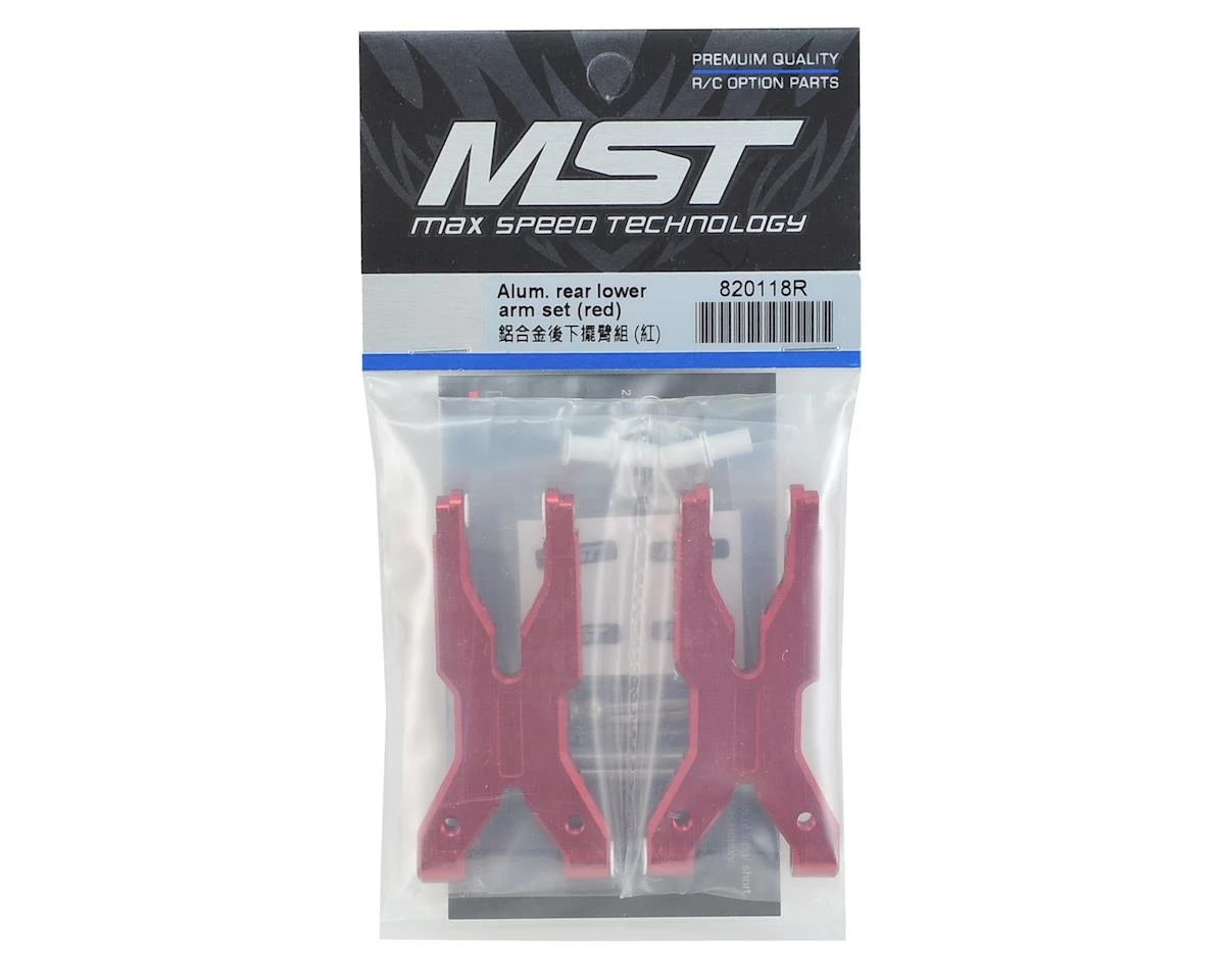 MST Aluminum Rear Lower Arm Set (Red) 4 MST Aluminum Rear Lower Arm Set (Red) - Image 2