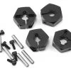 MST 6mm Aluminum Hex Wheel Hubs (Black) (4) -MST Official Website mxs 820122bk